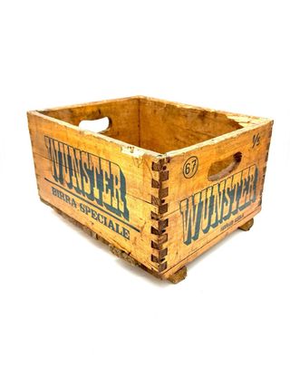Cassetta legno vintage Wunster Birra Speciale anni ’50–’60