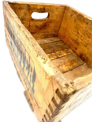 Cassetta legno vintage Wunster Birra Speciale anni ’50–’60