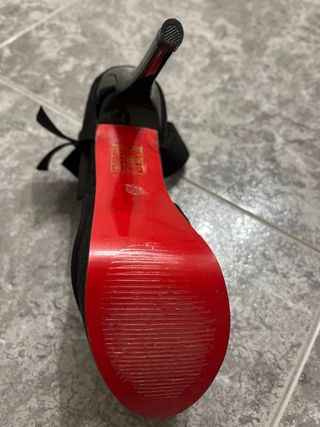 Zapatos de tacón fino con plataforma tacón 12 cm