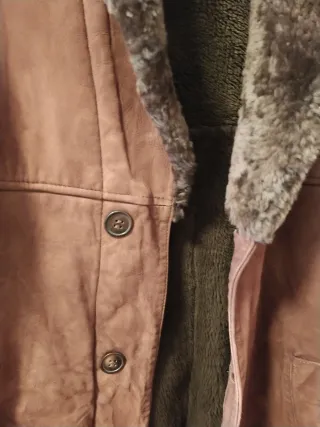 PRECIOSA CAZADORA DE PIEL ANTE SPIRIT OF ST. LOUIS