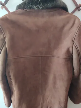 PRECIOSA CAZADORA DE PIEL ANTE SPIRIT OF ST. LOUIS