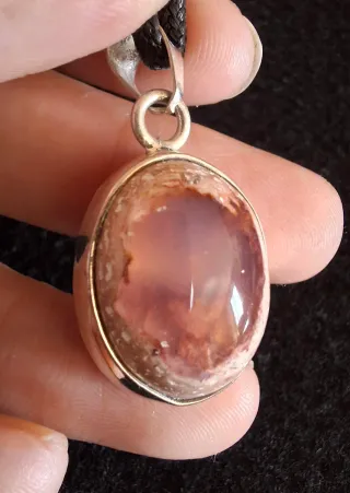 Colgante Ópalo y Alpaca de Mèxico.