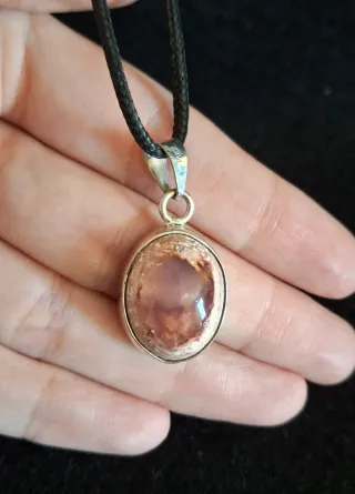 Colgante Ópalo y Alpaca de Mèxico.