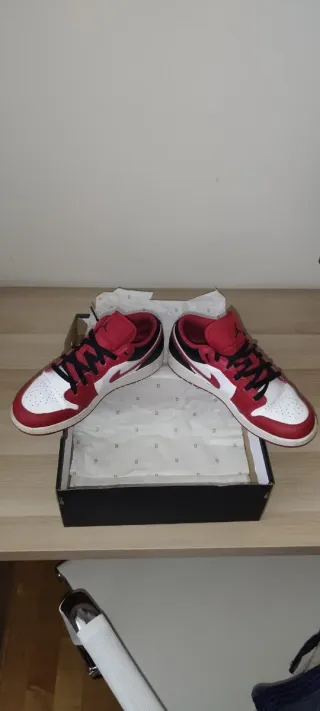 Nike Air Jordan 1 Low Rojo/Blanco