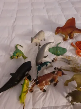 Animali plastica assortiti
