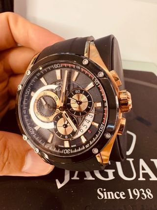 Reloj Jaguar J691 Oro Rosa Negro