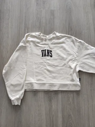 Sudadera Vans Beige Crop