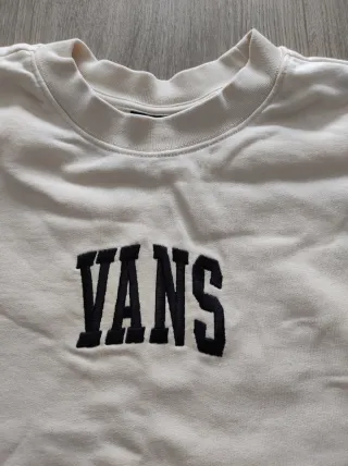 Sudadera Vans Beige Crop