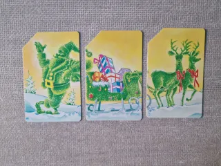 Set schede telefoniche vintage Natale