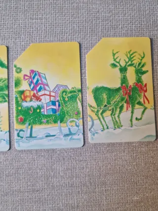 Set schede telefoniche vintage Natale