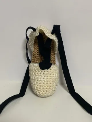 Alpargatas bebé crochet fallero/a a medida.