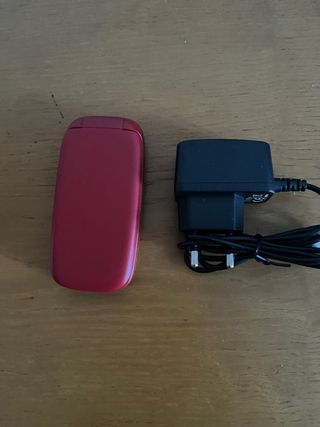 Teléfono móvil con tapa y teclas grandes