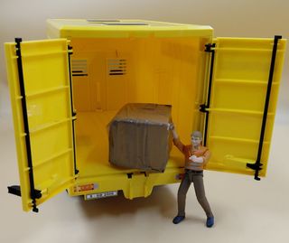 Furgone DHL giocattolo Bruder Germania