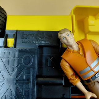 Furgone DHL giocattolo Bruder Germania