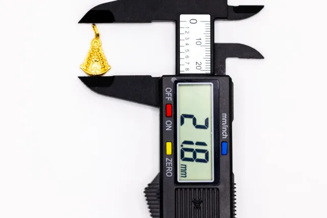 Medaglia Oro 18k della Vergine del Rocio