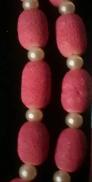 Collana vero corallo madrepora anni '70 oro