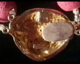 Collana vero corallo madrepora anni '70 oro