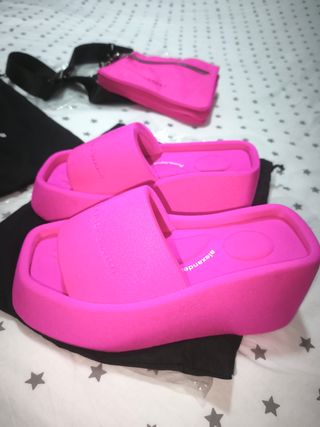 Chanclas mujer de Alexander Wang Rosa