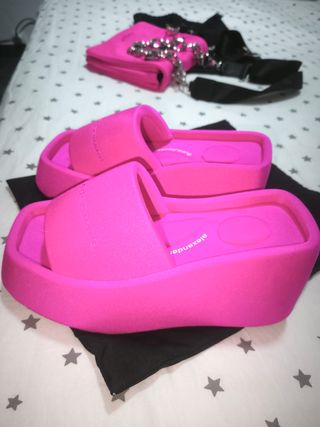 Chanclas mujer de Alexander Wang Rosa