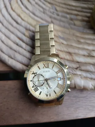Reloj Guess Dorado Hombre