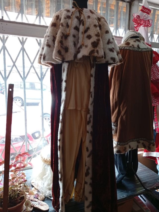 Traje Rey Mago Marrón y Dorado