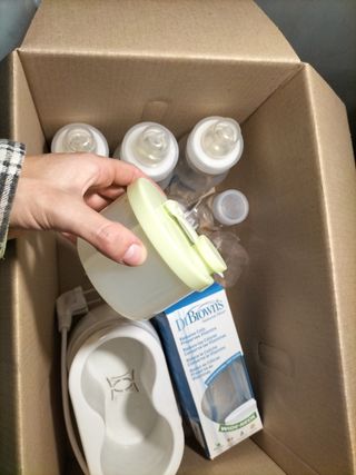 Biberónes, esterilizador y calienta biberones