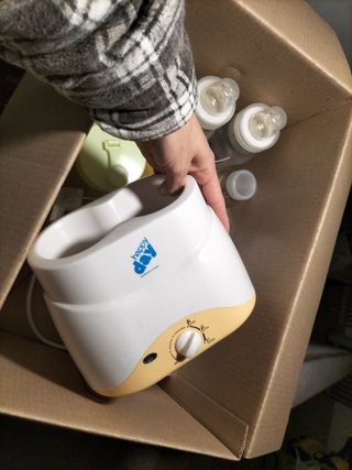 Biberónes, esterilizador y calienta biberones