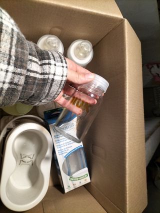 Biberónes, esterilizador y calienta biberones