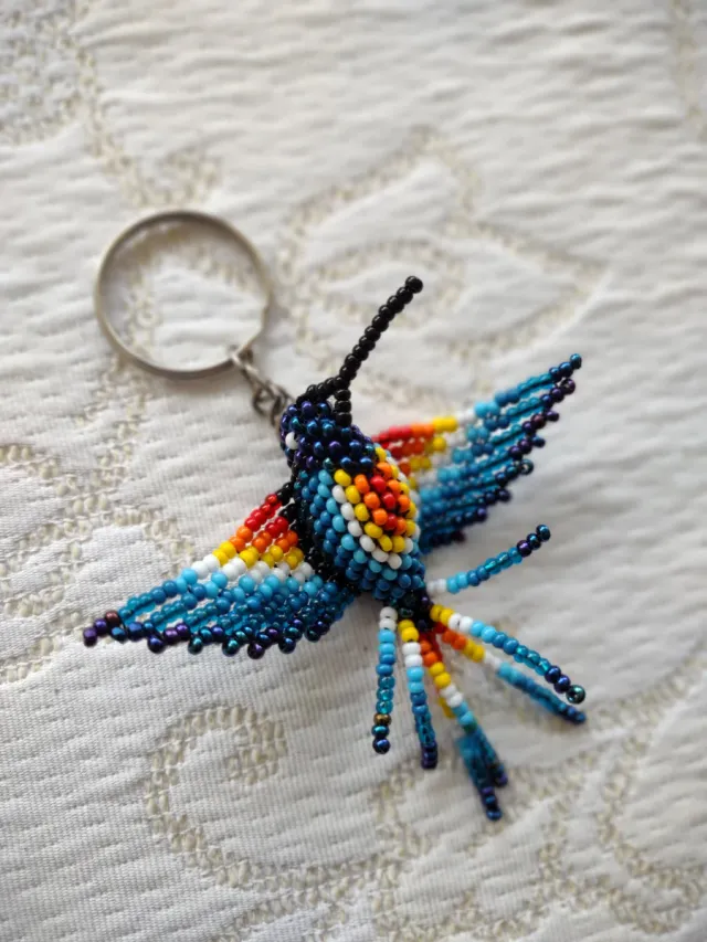Llavero Colibrí Artesanal
