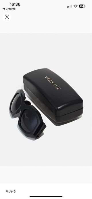 Gafas de Sol Versace Medusa Biggie Negras original