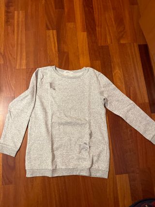 Sudadera niña gris T.10-12
