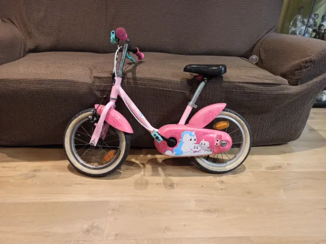 Bicicleta unicornio 4-7 años