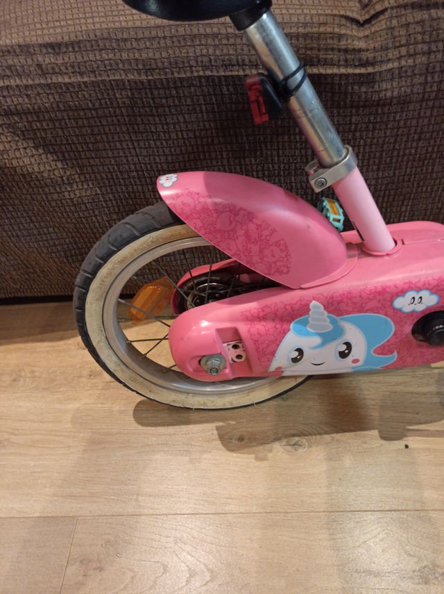 Bicicleta unicornio 4-7 años