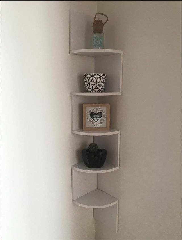 Scaffale angolare bianco NUOVO