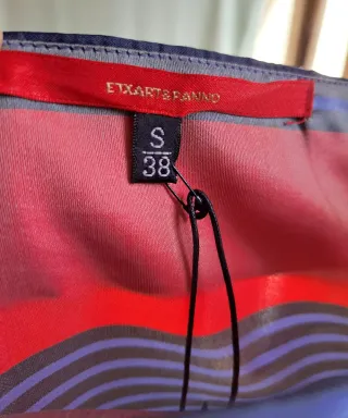 Vestido ETXART & PANNO T-38 Rayas NUEVO