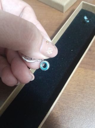 Charm quadrifoglio portafortuna s 925 argento