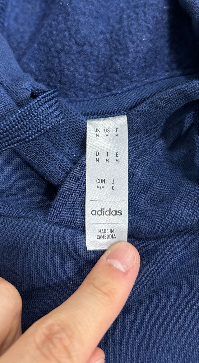 Sudadera Adidas Azul Marino Talla M