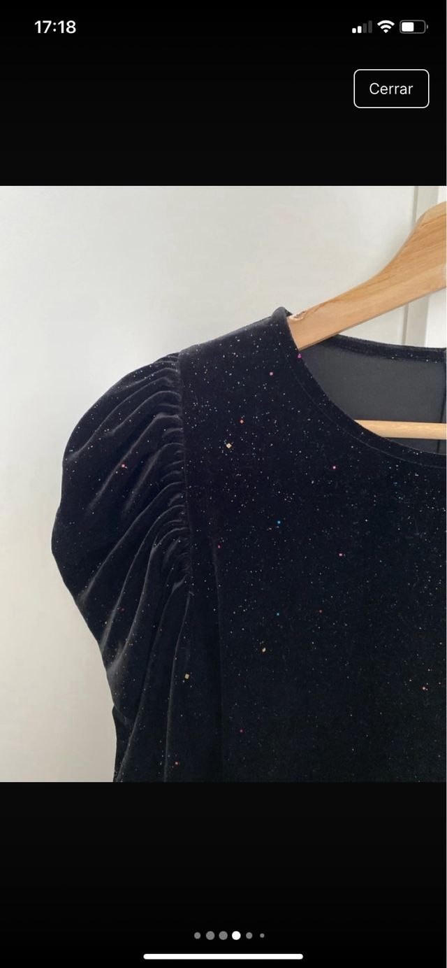 Top Bimba y Lola terciopelo brillo sin usar