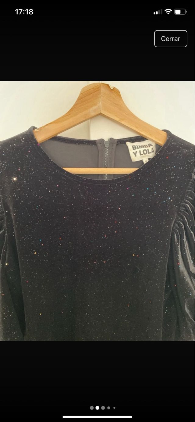 Top Bimba y Lola terciopelo brillo sin usar