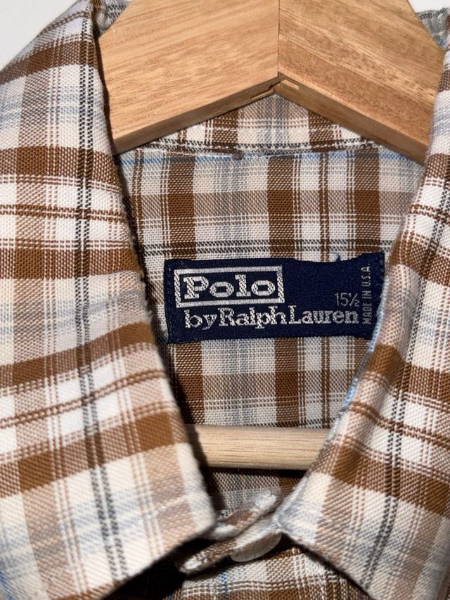 Polo Ralph Lauren Camisa Vintage Cuadros L