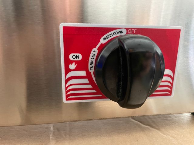 Freidora a gas doble