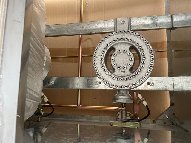 Freidora a gas doble