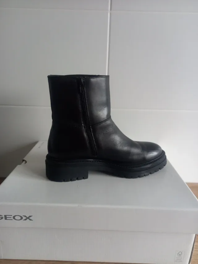 Botas Geox Piel Negras Talla 38. Iridea