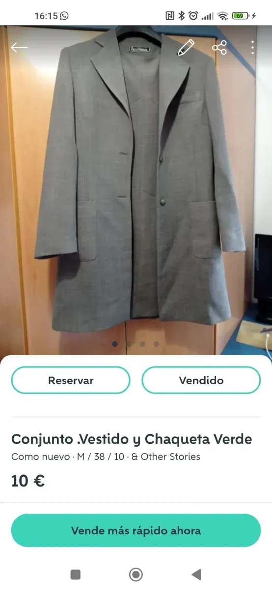 Conjunto Vestido y Chaqueta 