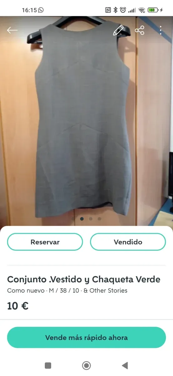 Conjunto Vestido y Chaqueta 