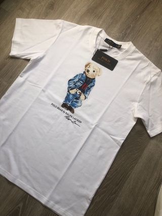 Camiseta Polo Ralph Lauren Oso Blanca