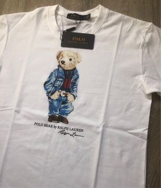 Camiseta Polo Ralph Lauren Oso Blanca