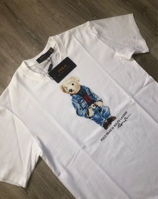 Camiseta Polo Ralph Lauren Oso Blanca