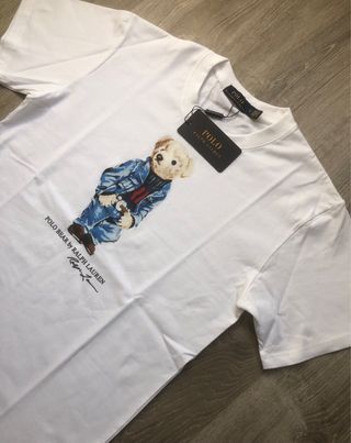 Camiseta Polo Ralph Lauren Oso Blanca