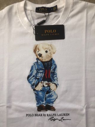 Camiseta Polo Ralph Lauren Oso Blanca